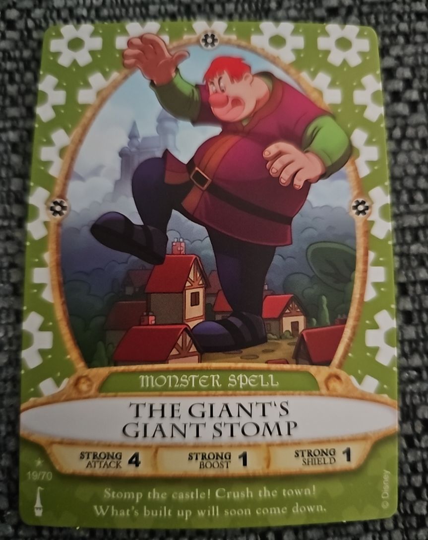 2012 Disney Sorcerers of the Magic Kingdom #19/70 The Giant's Giant Stomp — front