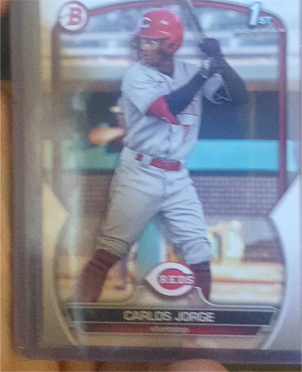 2023 Bowman #BP-120 Carlos Jorge — front