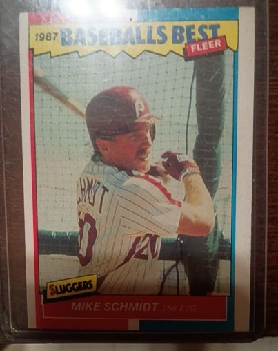 1987 Fleer Baseball's Best #37 Mike Schmidt — front