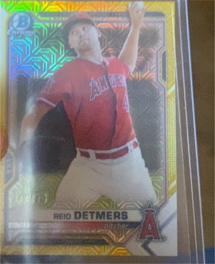 2021 Bowman Chrome #BCP-26 Reid Detmers — front