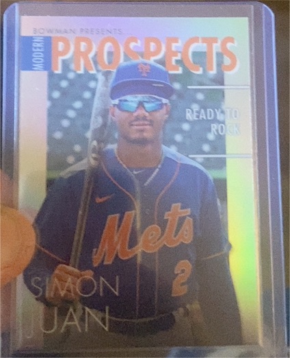 2023 Bowman Modern Prospects #MP-13 Simon Juan — front