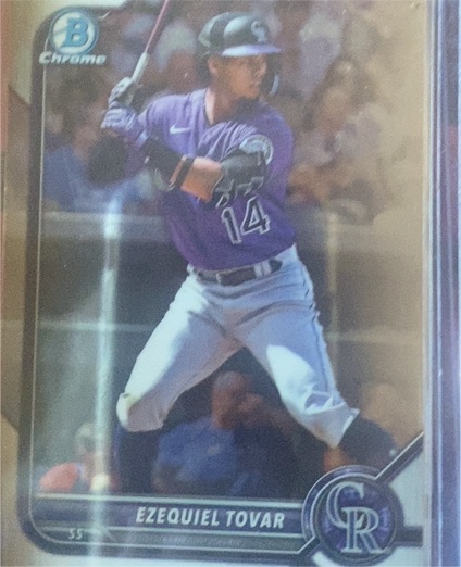 2022 Bowman Draft Chrome #BDC-83 Ezequiel Tovar — front
