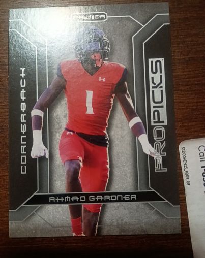 2022 Pro Picks Premier #PP-47 Ahmad Gardner — front