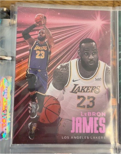 2020-21 Panini Chronicles Essentials #227 LeBron James Los Angeles Lakers — front