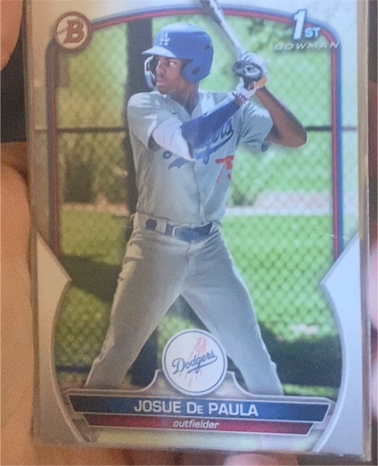 2023 Bowman #BP-111 Josue De Paula — front