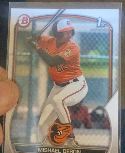 2023 Bowman #BP-7 Mishael Deson — front