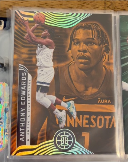 2021-22 Panini Illusions #27 Anthony Edwards — front