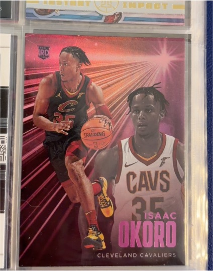 2020-21 Panini Chronicles Essentials #212 Isaac Okoro — front