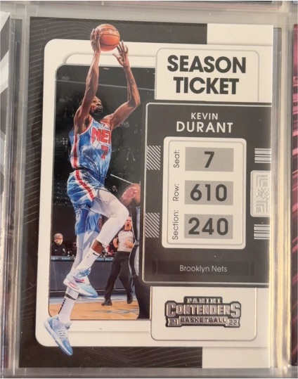 2021-22 Panini Contenders #84 Kevin Durant — front