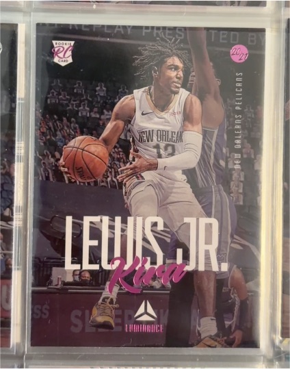 2020-21 Panini Chronicles Luminance #155 Kira Lewis Jr. — front