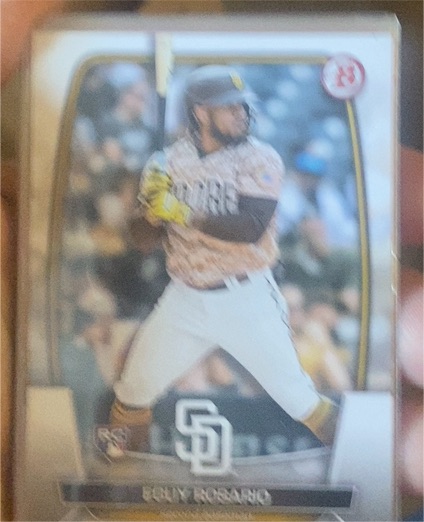 2023 Bowman #63 Eguy Rosario — front