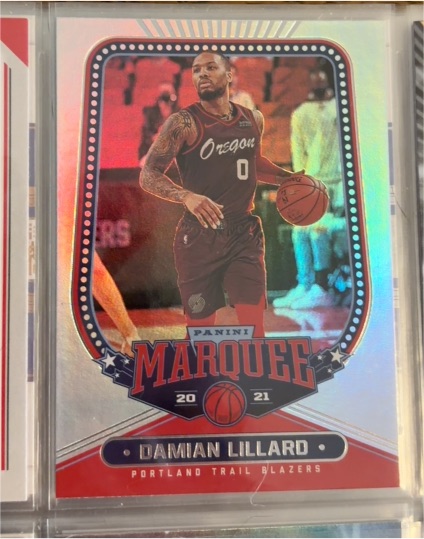 2020-21 Panini Chronicles Marquee #257 Damian Lillard — front