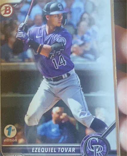 2022 Bowman Draft 1st Edition #BD-83 Ezequiel Tovar — front