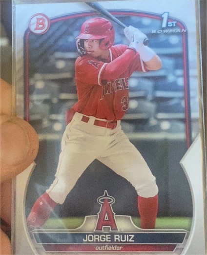 2023 Bowman Prospects #BP-123 Jorge Ruiz — front