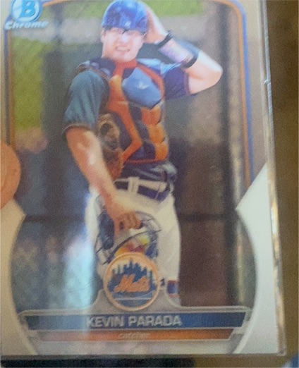 2023 Bowman Chrome Prospects #BCP-91 Kevin Parada — front
