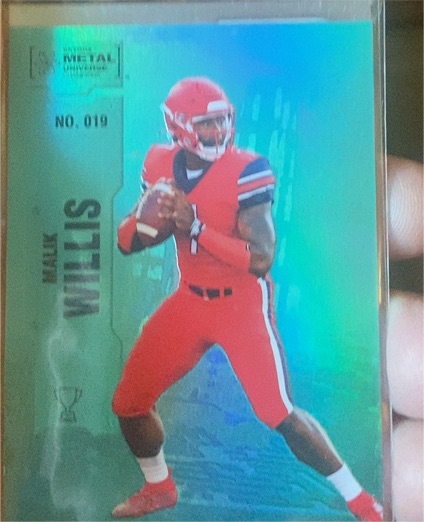 2022 SkyBox Metal Universe Champions #019 Malik Willis — front