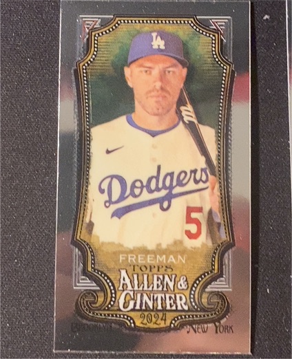 2024 Topps Allen & Ginter #62 Freddie Freeman — front