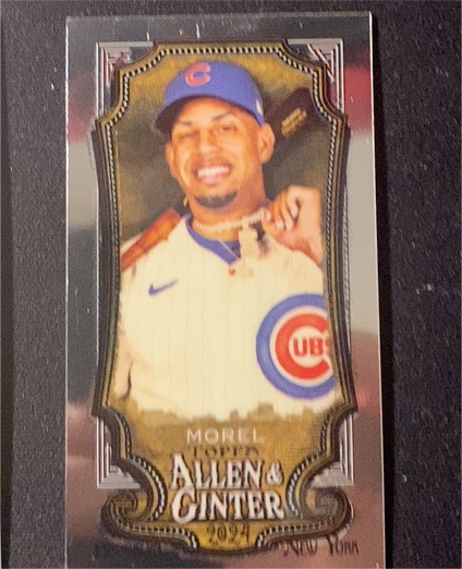 2024 Topps Allen & Ginter #189 Christopher Morel — front