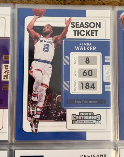 2021-22 Panini Contenders Season Ticket #55 Kemba Walker — front