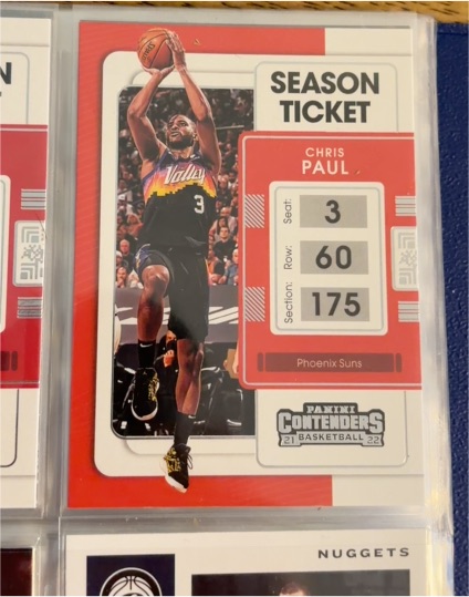 2021-22 Panini Contenders #97 Chris Paul — front