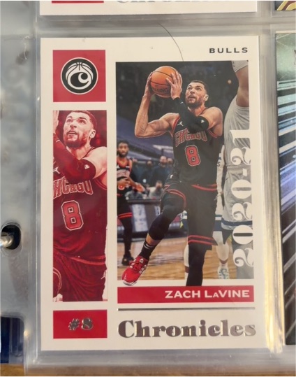 2020-21 Panini Chronicles #4 Zach LaVine — front