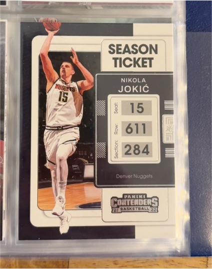 2021 Panini Contenders Season Ticket #68 Nikola Jokic — front
