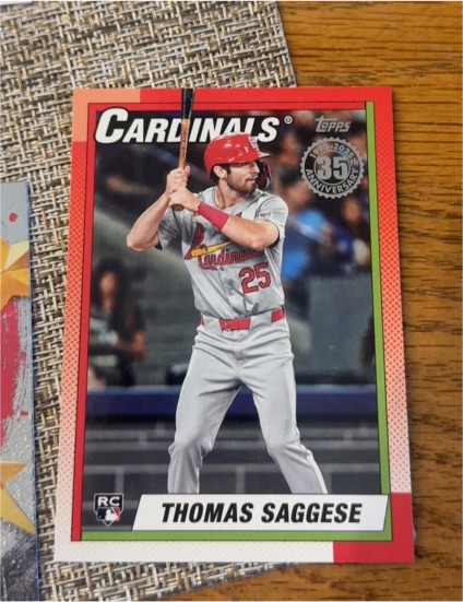 2025 Topps Series 2 1990 Topps 35th Anniversary #90B2-30 Thomas Saggese — front