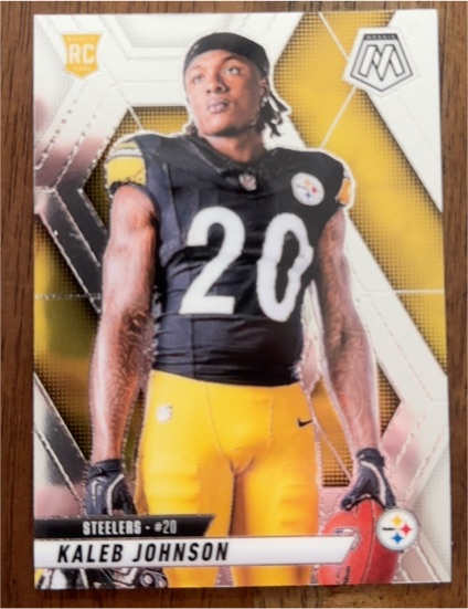 2025 Panini Mosaic #289 Kaleb Johnson — front