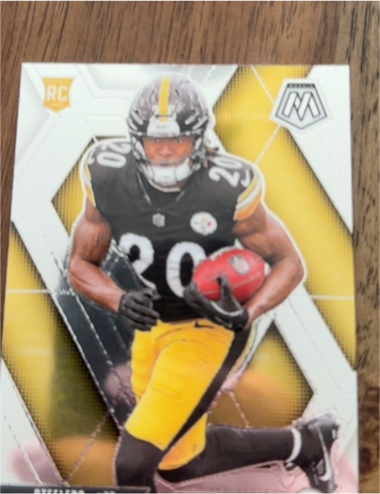 2020 Panini Mosaic Rookie Football Card Pittsburgh Steelers — front