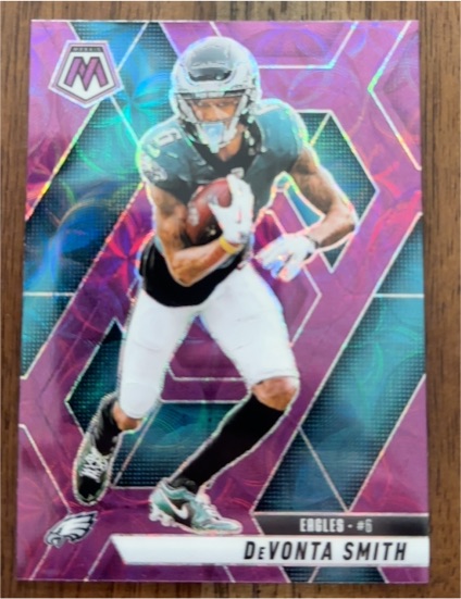 2023 Panini Mosaic #6 DeVonta Smith — front