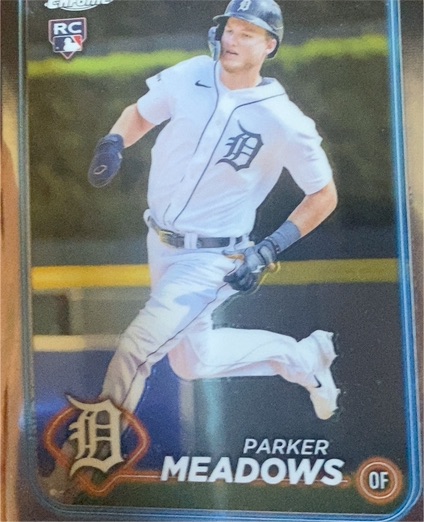 2024 Topps Chrome #271 Parker Meadows — front
