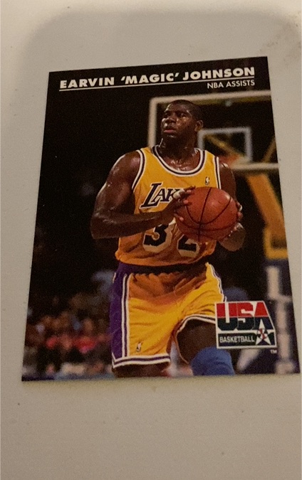 1992 SkyBox USA #36 Earvin 'Magic' Johnson — front