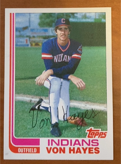 1982 Topps Traded #42T Von Hayes — front