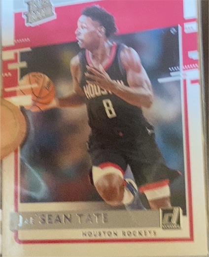 2020-21 Panini Chronicles Donruss #197 Jae'Sean Tate Rated Rookie Houston Rockets — front