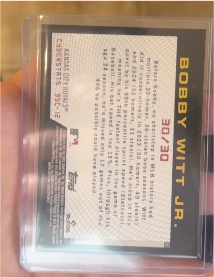 2023 Topps Significant Statistics #SSC-12 Bobby Witt Jr. — front