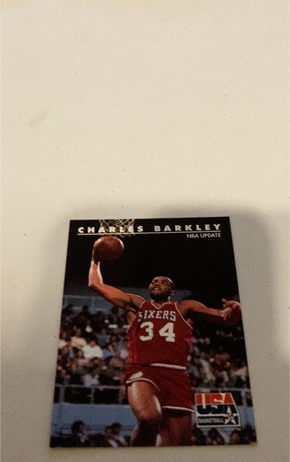 1992 SkyBox USA Basketball #1 Charles Barkley NBA Update — front