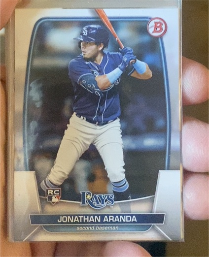 2023 Bowman #28 Jonathan Aranda — front
