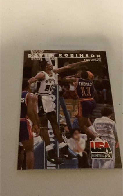 1992 SkyBox USA #73 David Robinson — front