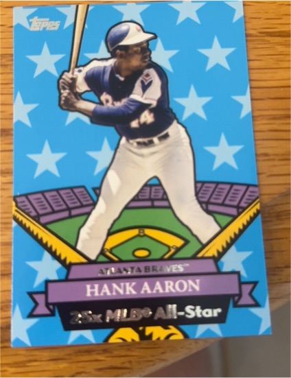 2007 Topps All-Stars #AS4 Hank Aaron — front