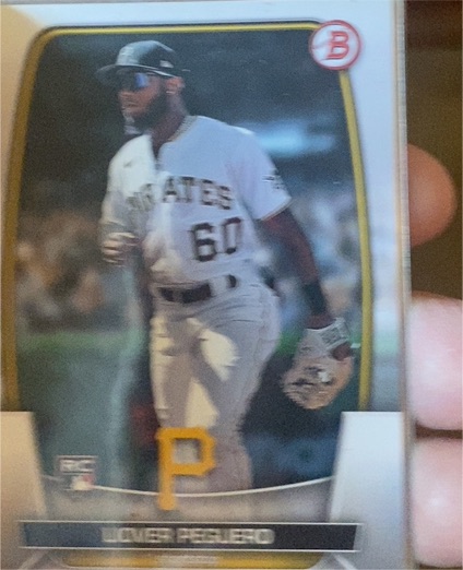 2023 Bowman #85 Liover Peguero Rookie Pittsburgh Pirates — front