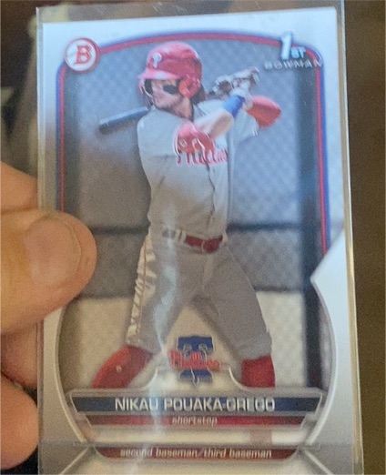 2023 Bowman #BP-89 Nikau Pouaka-Grego — front
