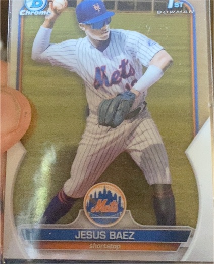 2023 Bowman Chrome #BCP-12 Jesus Baez — front
