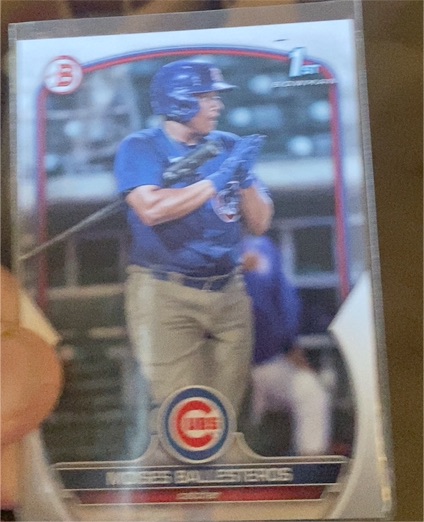 2023 Bowman Chrome Prospects #BCP-11 Moises Ballesteros — front