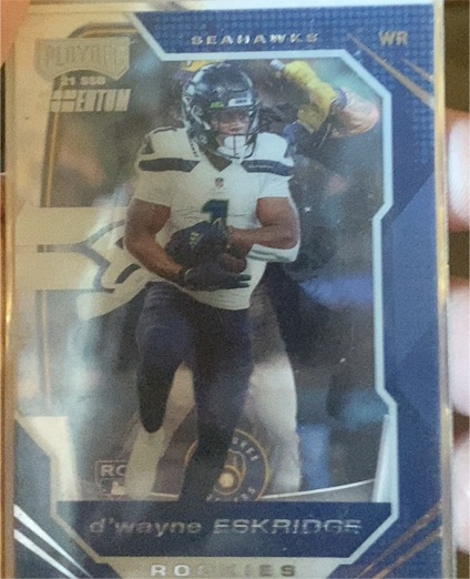 2021 Panini Chronicles #PMR-17 D'Wayne Eskridge Rookie Seattle Seahawks — front