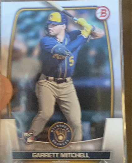 2023 Bowman #41 Garrett Mitchell — front