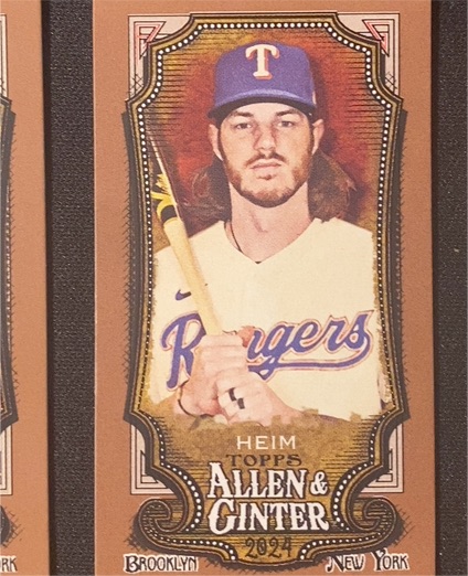 2024 Topps Allen & Ginter Mini #156 Jonah Heim — front