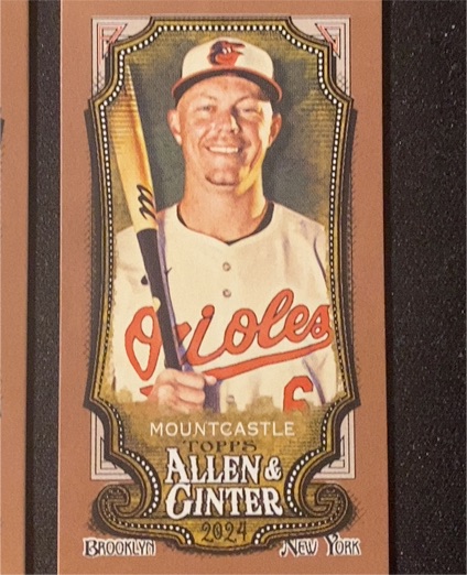 2024 Topps Allen & Ginter #328 Ryan Mountcastle Mini — front