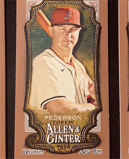 2024 Topps Allen & Ginter Mini #305 Joc Pederson — front