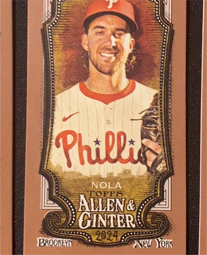 2024 Topps Allen & Ginter Mini #334 Aaron Nola — front