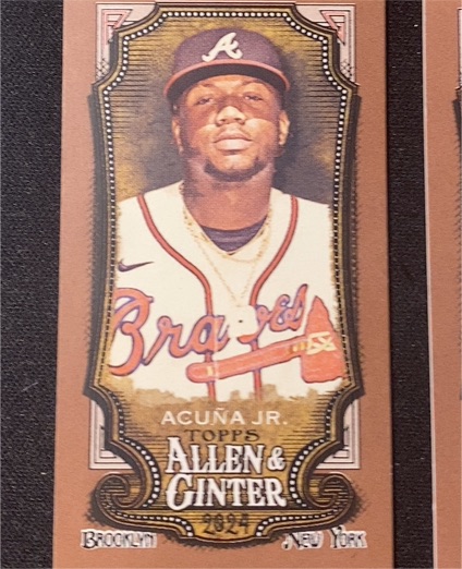 2024 Topps Allen & Ginter #20 Ronald Acuna Jr. — front